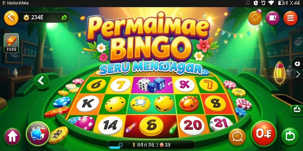 Screenshot gameplay 234E menampilkan momen seru dalam permainan Bingo.