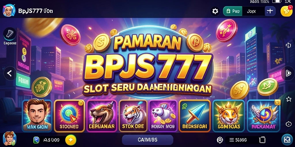 Gameplay menarik dari slot BPJS777 dengan fitur bonus yang seru.