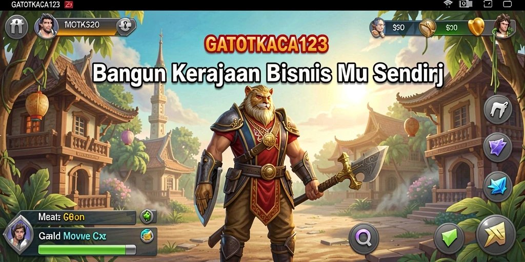 Tampilan menarik GATOTKACA123 dengan gameplay Tycoon yang menantang.