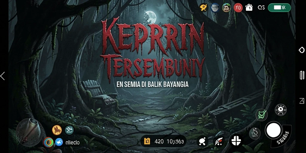 Tangkapan layar gameplay <strong>IDRRP</strong> di lokasi menyeramkan.