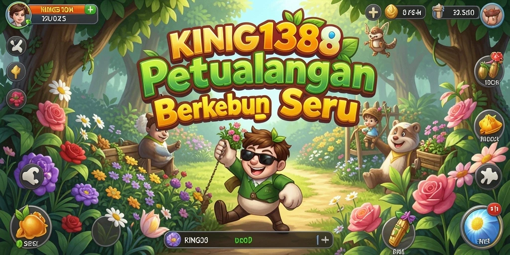 Tangkapan layar utama KING138 menampilkan ladang subur dengan berbagai tanaman.