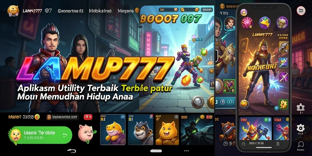 Tampilan utama aplikasi LAMPU777 yang intuitif dan menarik.