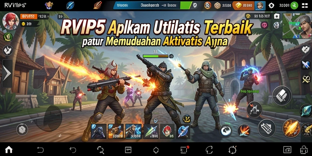 Tampilan antarmuka yang user-friendly dari RVIP5 untuk kemudahan penggunaan.