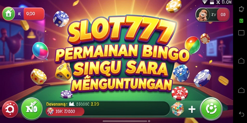 Tampilan gameplay SLOT777 yang seru dan interaktif dalam permainan Bingo.