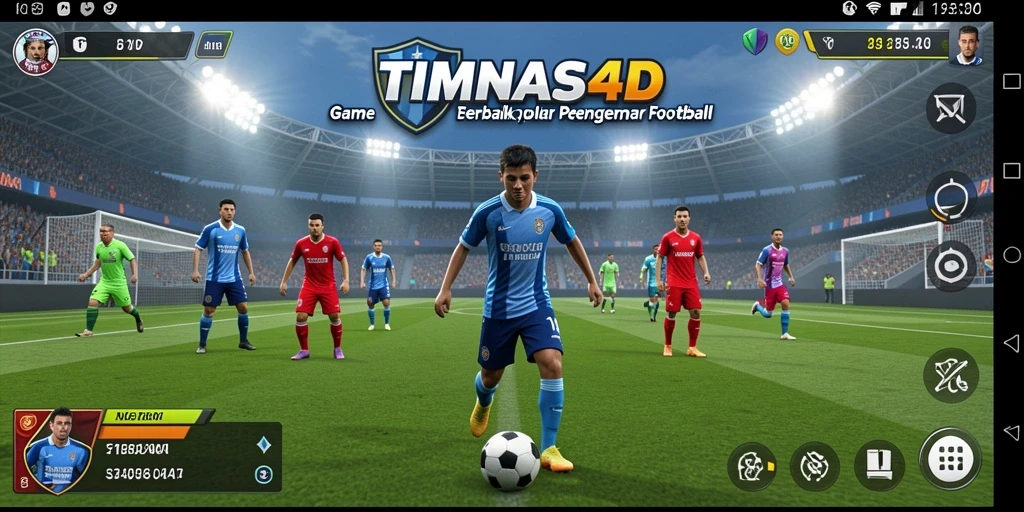 Tampilan gameplay yang mengesankan dan seru dari TIMNAS4D.