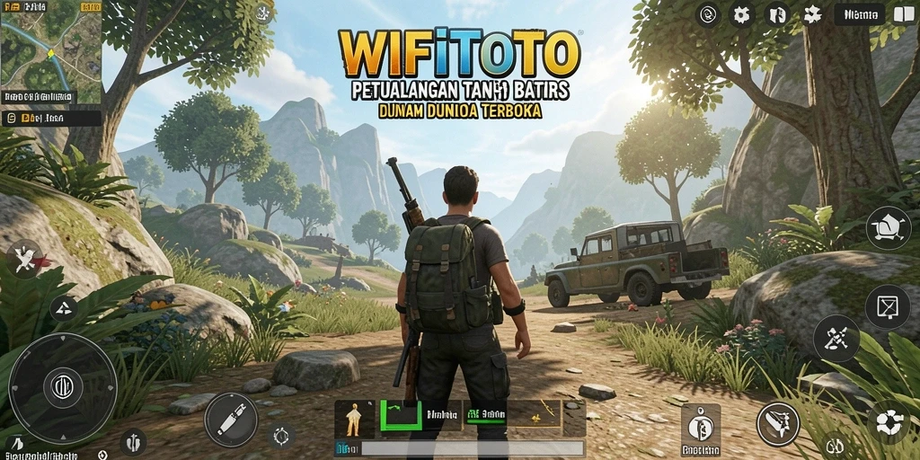 Gameplay WIFITOTO yang menarik dalam dunia terbuka yang luas.